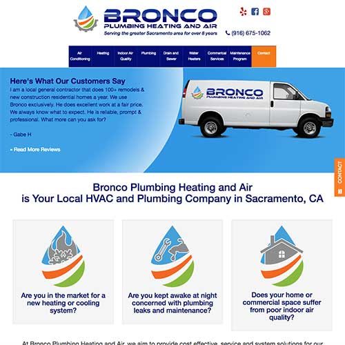 Bronco Plumbing, Heating & Air