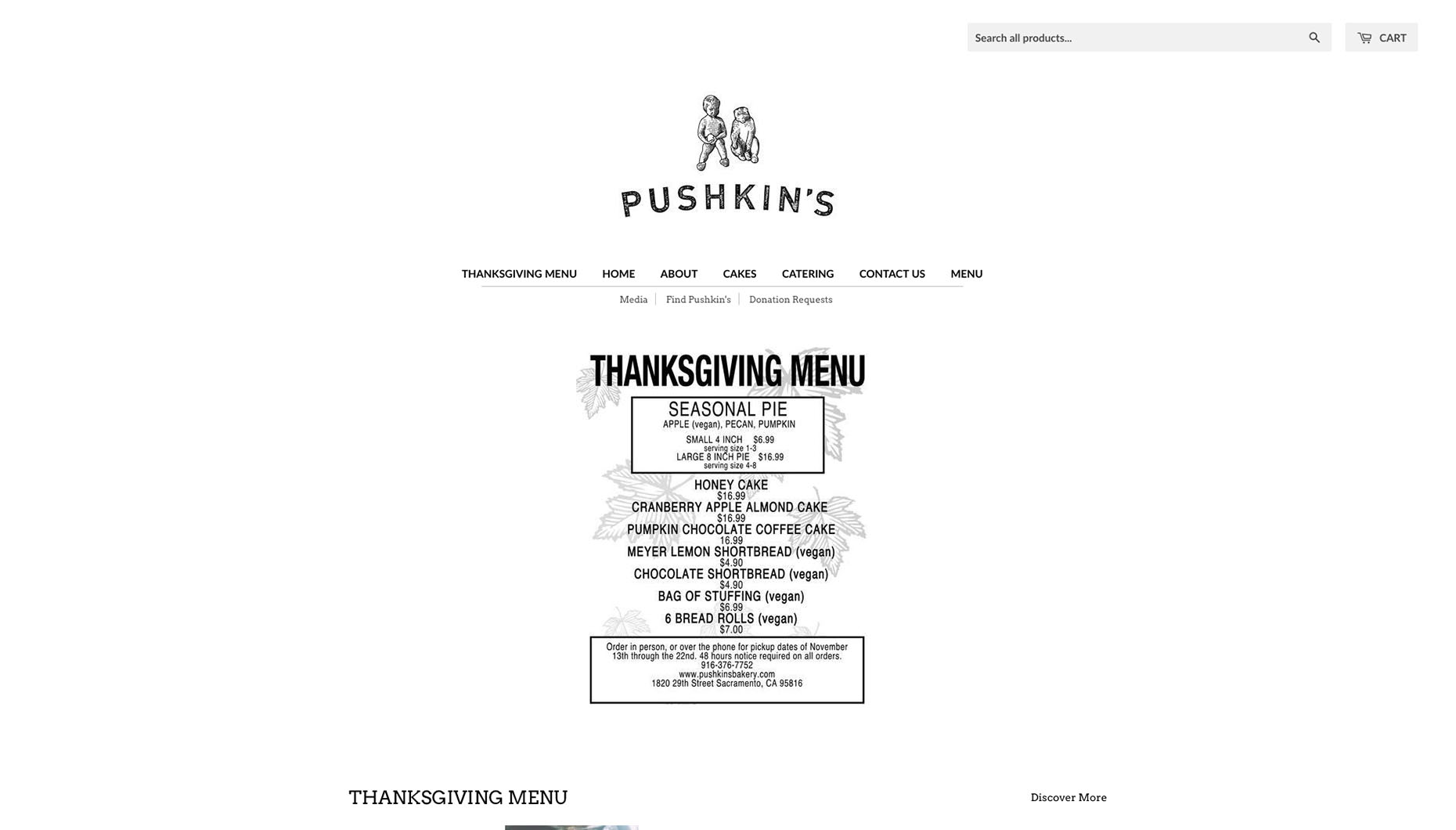 Pushkin's Bakery on iMac