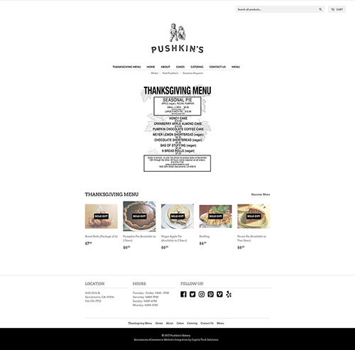 Pushkin’s Bakery