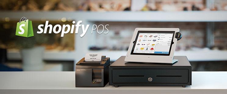 This screenshot shows an example of the Shopify Retail POS system in a store