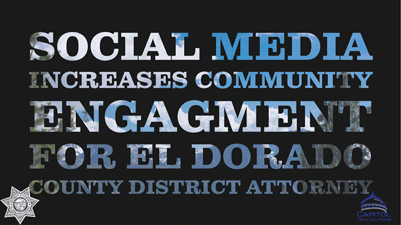 This is an image of the Lake Tahoe Skyline with text laid over it for a SMM Case Study