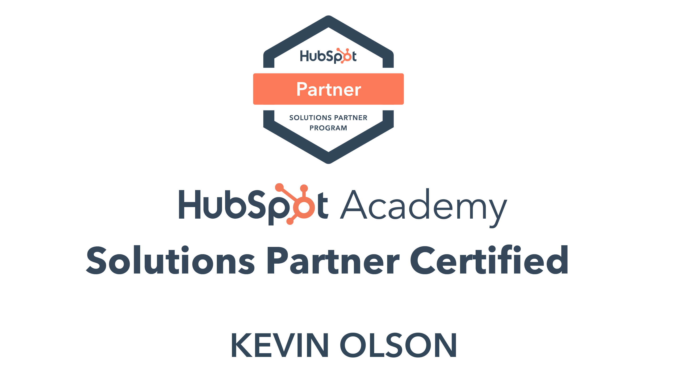 Solutions Partners Certification, Kevin Olson - Capitol Tech Solutions